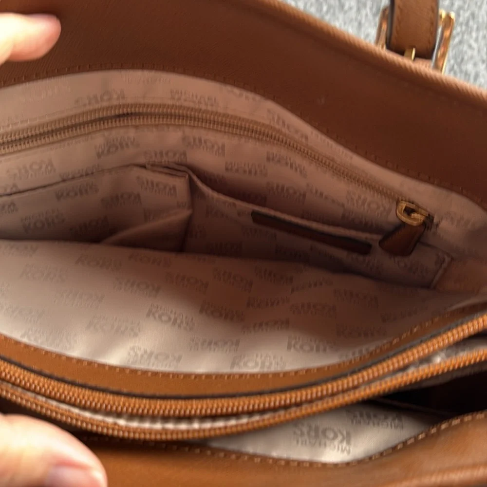 Michael Kors Tan and Brown Women's Bag